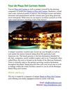 Tour de Playa Del Carmen Hotels 