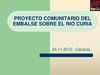 Proxecto do embalse sobre o río Curia
