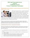 MOS Legal Transcription Service Performs Confidential, Accurate Workers’ Compensation Transcription 