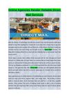 Online Agencies Render Reliable Direct Mail Services