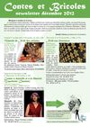 Contes et Bricoles - newsletter décembre 2012