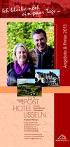 Posthotel Usseln - Hausprospekt 2013