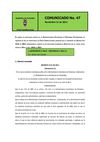Corte Constitucional, sentencia C-965-2012, magistrado ponente Alexei Julio Estrada, comunicado de prensa 47