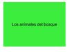 cuento los animales del bosque
