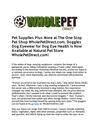 Pet Supplies Plus More at The One Stop Pet Shop WholePetDirect.com. Doggles Dog Eyewear for Dog Eye Health is Now...
