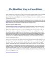The Healthier Way to Clean Blinds