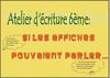 Quand les affiches ont la parole