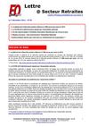 Lettre Secteur Retraites n°34