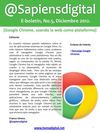 @Sapiensdigital, E-boletin, No. 5, Google Chrome, usando la web como plataforma