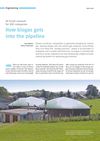 How biogas gets into the pipeline