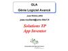 Solutions des TP App Inventor
