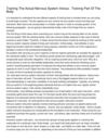 Training The Actual Nervous System Versus . Training Part Of The Body S