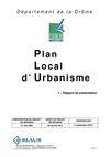 Rapport du PLU de Livron-sur-Drôme approuvé en 2012
