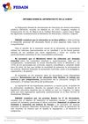 Informe de FEDADi sobre la LOMCE
