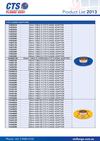 CTS Flange Product List 2013