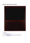 Black On Dark Sienna On Purple - artisoo -