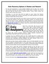 Data Recovery Options in Boston and Newark