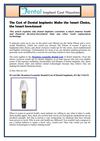 The Cost of Dental Implants: Make the Smart Choice, the Smart Investment