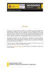 Boletín de Novedades nº 63 de la Biblioteca de Cultura