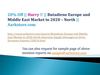 Butadiene Europe and Middle East Market to 2020 - North