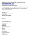 2009 Suzuki RM-Z450 Service Repair Manual DOWNLOAD