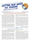 Se parler sans crainte et enfin, réfléchir ensemble Lettre aux amis du monde N°81 décembre 2012