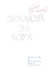 TRABAJO BIOGRAFÍA DE GOYA por Eva María Pérez