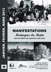 Les manifestations en janvier, février et mars 2013 dans les Montagnes du Matin