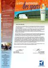 Lettre départementale des sports - décembre 2012