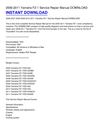 2006-2011 Yamaha FZ-1 Service Repair Manual DOWNLOAD