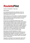 Vorsicht vor RoulettePilot – Finger weg!