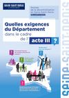Assises de la décentralisation - Compte-rendu