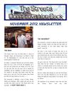 NOVEMBER 2012 NEWSLETTER