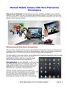 Market Mobile Games with Hire iPad Game Developers