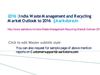 India Waste Management and Recycling Market Outlook to 2016