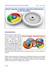 Most Popular Custom Chrome Extensions & Its Benefits