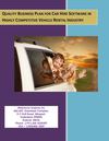 Quality Business Plan for Car Hire Software in Highly Competitive Vehicle Rental Industry