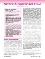 Ministerio del reino - Enero 2013