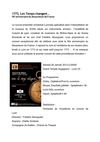 1773 ... Les Temps changent - 50ème anniversaire du mozarteum de France