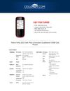 Nokia Asha 203 Dark Red (Unlocked Quadband) GSM Cell Phone