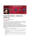 Google Plus Business – eBook from 9PLR.com