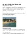Tips For Traveling Through Hurricane 