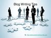 Tips for Blog Writing