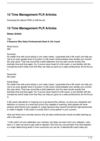 15 Time Management PLR Articles