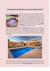 Swimming Pool & Spa Builders Melbourne