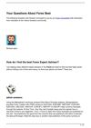Your Questions About Forex Best