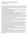 Simple Steps For High Quality Web Design