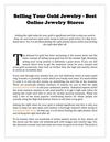 Selling Your Gold Jewelry - Best Online Jewelry Stores