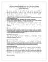 FUNCIONES BASICAS DE UN SISTEMA OPERATIVO