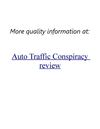 Cheaper Traffic Faster Making use of Auto Traffic Conspiracy